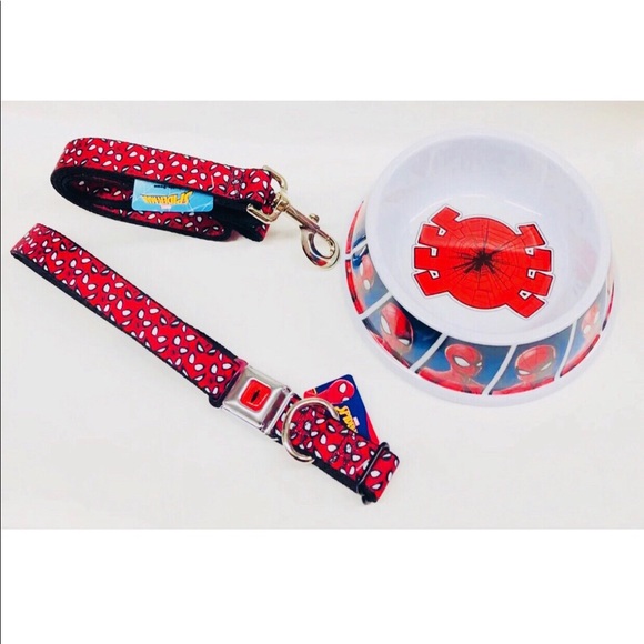 spiderman dog collar